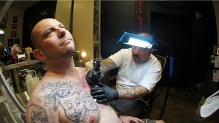 Getting tattooed by Mr Cartoon - Expansion Clips