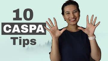 10 CASPA Tips | INTRO TO CASPA - Advice to help you get into PA school (CASPA 101)
