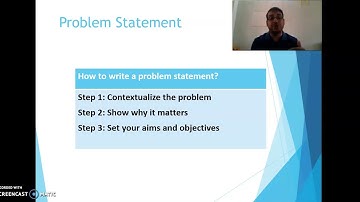 How to write a research proposal? (Part-1)