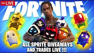 SPRITE GIVEAWAYS FORTNITE, SPRITE TRADE AURA, BOSS, STRIKER, GRIM, AIR, FISHY, SEVEN, HOLOFOIL FIND