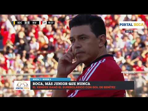 Boca 1 (Benítez) - 0 River / Amistoso en San Juan