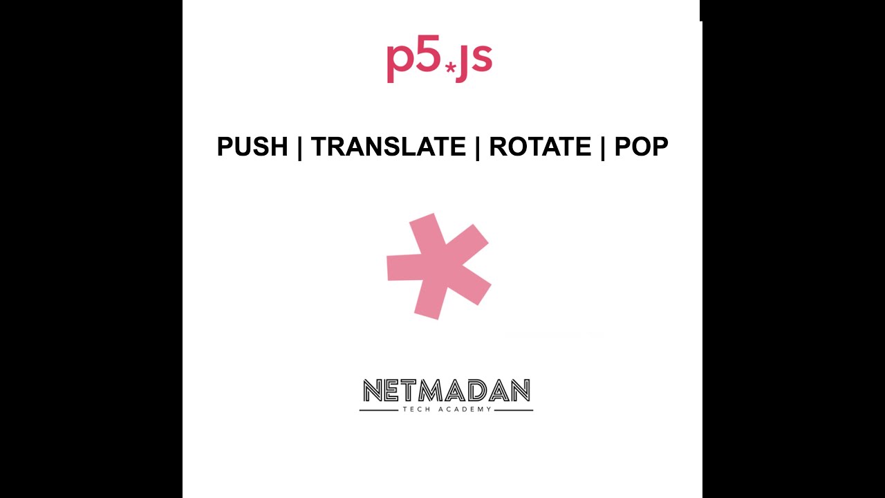 P5.JS - Push Translate Rotate Pop - recurrsive - Simulate Planets - YouTube