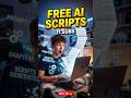 Day 20 – AI Writes Scripts For You 🤯 #makemoneyonline #freeonlinetools #freeonlinetools #tech