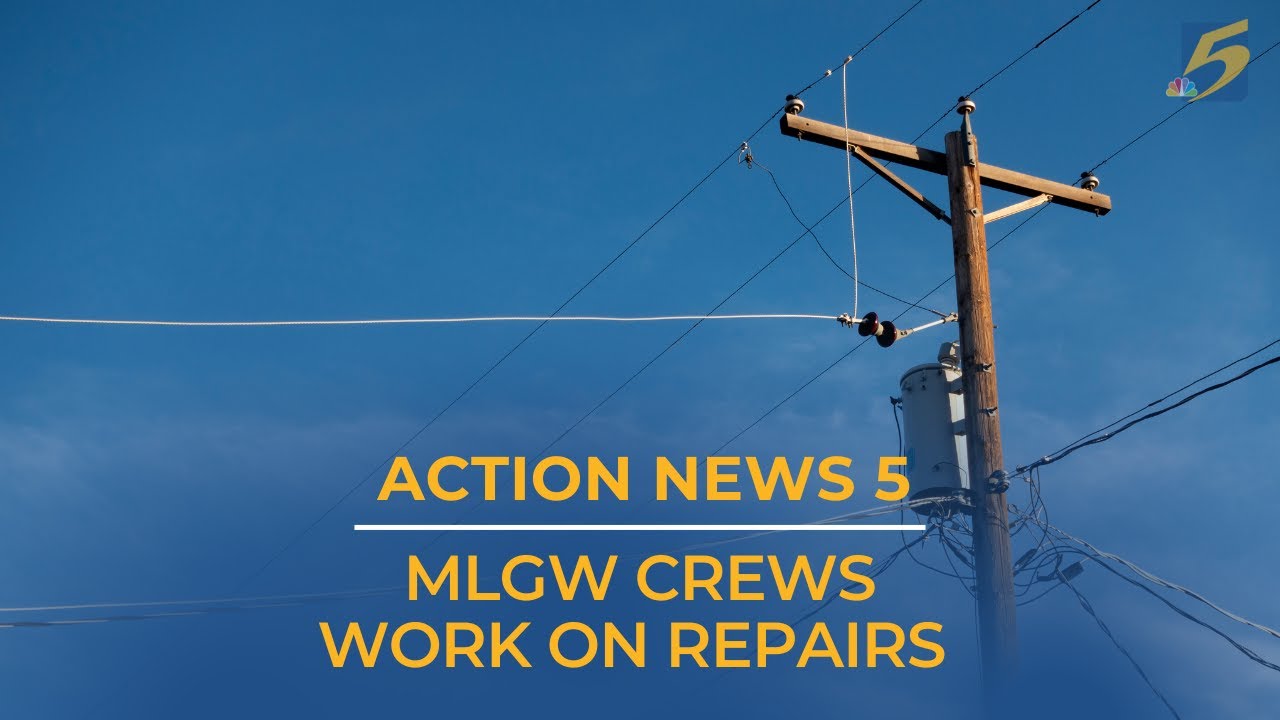 MLGW crews working to restore power to customers - YouTube