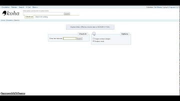 koha circulation video