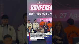 Konferensi Pers - Polri Ungkap Sindikat Judi Online Jaringan Internasional