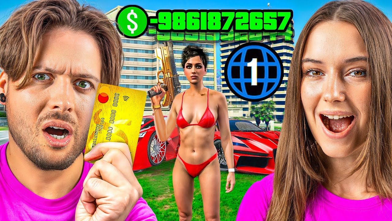 STRACIŁA SWOJE KONTO, więc ZROBIŁEM JEJ NIESPODZIANKĘ w GTA ONLINE (ANTY PRANK)