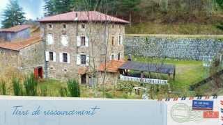 Maison en pierres dans le Haut Vivarais en Ardèche avec 12 Hectares de terrain sur Satillieu