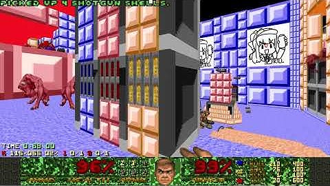 Doom 2: Plutonia 7 MAP31 in 1:03.54 Pacifist