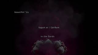 björk - fagurt er í fjörðum (lyric video)