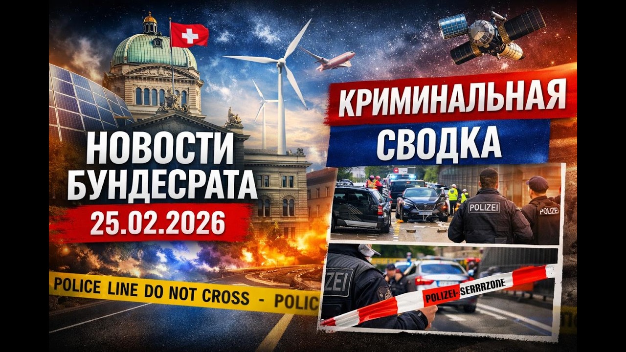 Новости Бундесрата, Швейцария — 25 февраля 2026 года. Криминальная хроника