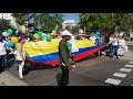 Marcha en Barranquilla contra del asesinato de nuestros héroes policías