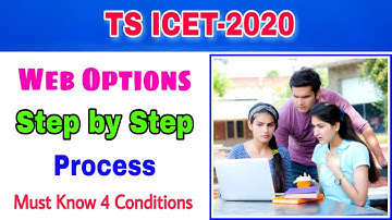 TS ICET-2020 Web Options step by step Process||ts icet 2020||Web options important points