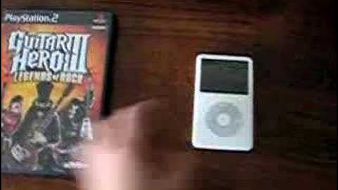 How to put guitar hero 3 on your Ipod