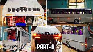 Miniature bus making | Part-8 | KRISHNANS CREATIONS |