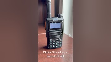 Radtel RT-4D - Digital Signaling on Analog
