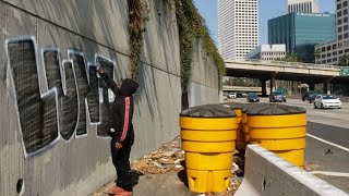 Day Time Bombing With Luni | Los Angeles Graffiti