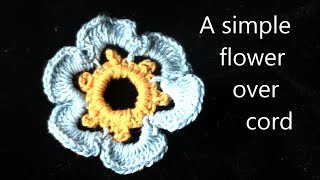 Irish Crochet Basics, a simple flower