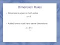 Dimensional Analysis in Physics