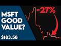 Microsoft Stock Crashed: The New Mag 7 Value King?