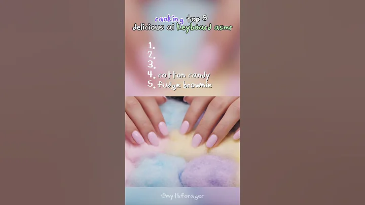 Ranking The Best AI ASMR Keyboards 🧁 Delicious Sweets #asmr #ai #keyboard #satisfying