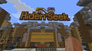 Minecraft|Играем в Hiden Seek (прятки) #1|Тупой мальчик