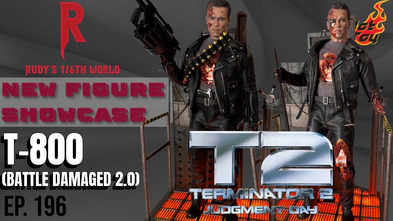 HOT TOYS: T-800 BATTLE DAMAGED 2.0 (TERMINATOR 2: JUDGEMENT DAY 