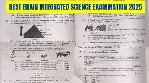 Best Brain Integrated Science October 2025  Mock Questions and Answers