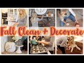 *NEW*FALL CLEAN AND DECORATE WITH ME // CLEAN WITH ME 2019 + DOLLAR TREE DIY //  CLEANING MOTIVATION