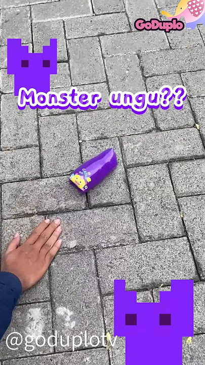 Mainan Monster Ungu 😱😱 #goduplotv #shorts #mainan