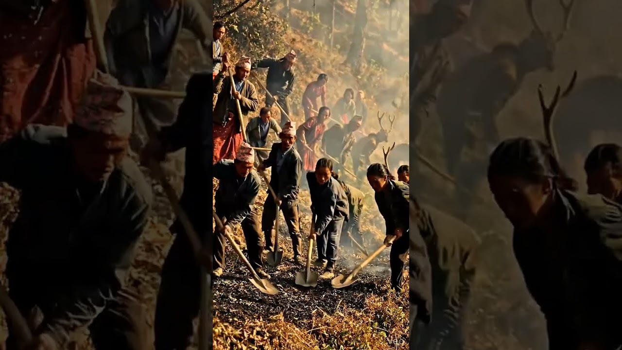 wild fire #junglevideo #nature #viralvideo