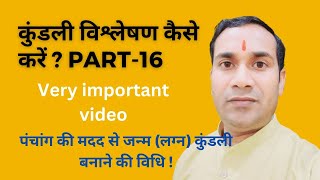Panchang se kundli kaise banaye | 5 मिनट में अपनी कुंडली बिना लैपटॉप कंप्यूटर के कैसे बनाएं  |