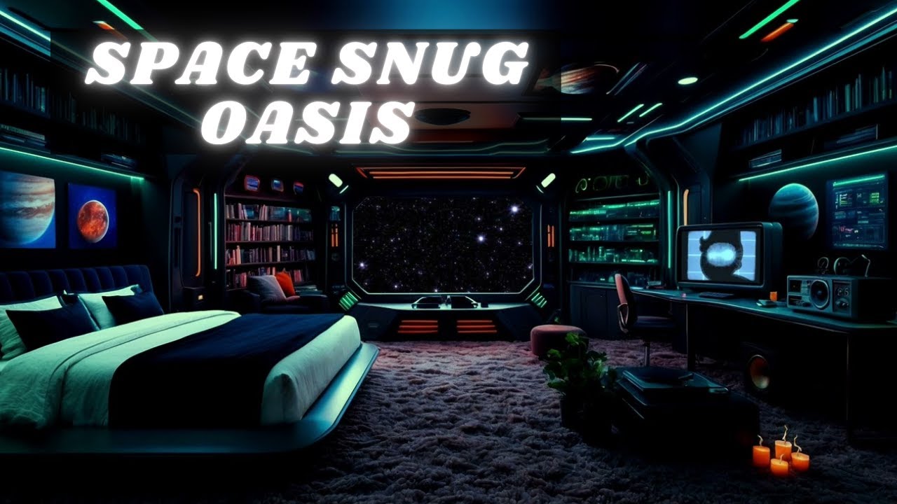 🧘 Escape & Restore: Ethereal Sleep Ambiance in Cozy SPACESHIP Bedroom ...