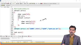 Nested structures, arrays of structures, structures and functions, passing structures through pointe