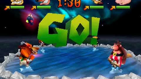 Crash Bash Ice Blocks Multiplayer Gameplay