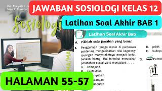 Kunci Jawaban Sosiologi Kelas 12 Halaman 55 - 57 Latihan Soal Akhir Bab 1 Kurikulum Merdeka