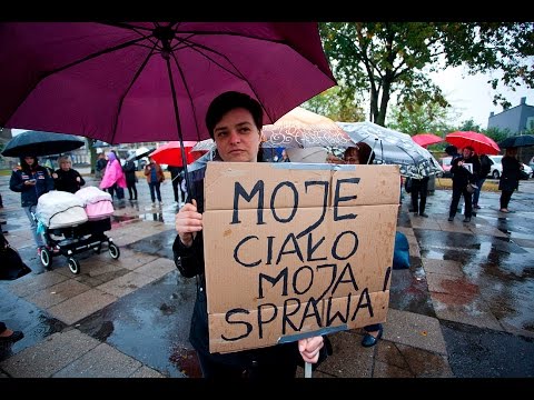 Czarny protest w Pabianicach