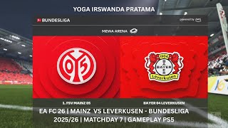 EA FC 26 | Mainz VS Leverkusen - Bundesliga 2025/26 | Matchday 7 | Gameplay PS5