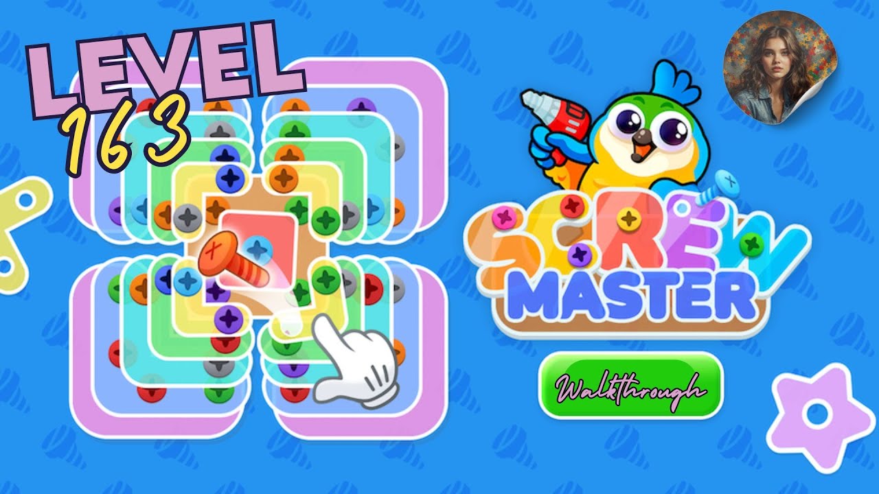 Screw Master: Nuts Jam Puzzle Level 163