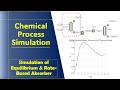 CO2 Absorber Simulation | Equilibrium vs Rate-based approach | Packed column | Import & Export