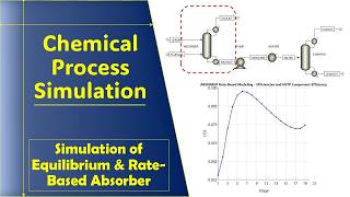 CO2 Absorber Simulation  | Equilibrium vs Rate-based approach | Packed column | Import & Export