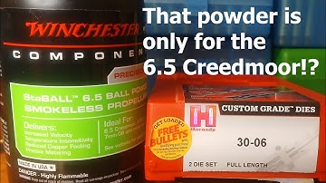 Reloading 30-06 with Winchester StaBall 6.5 powder