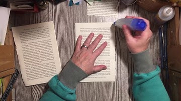 Beginners Junk journal series part 6 - using book pages and privacy envelopes - #junkjournalideas