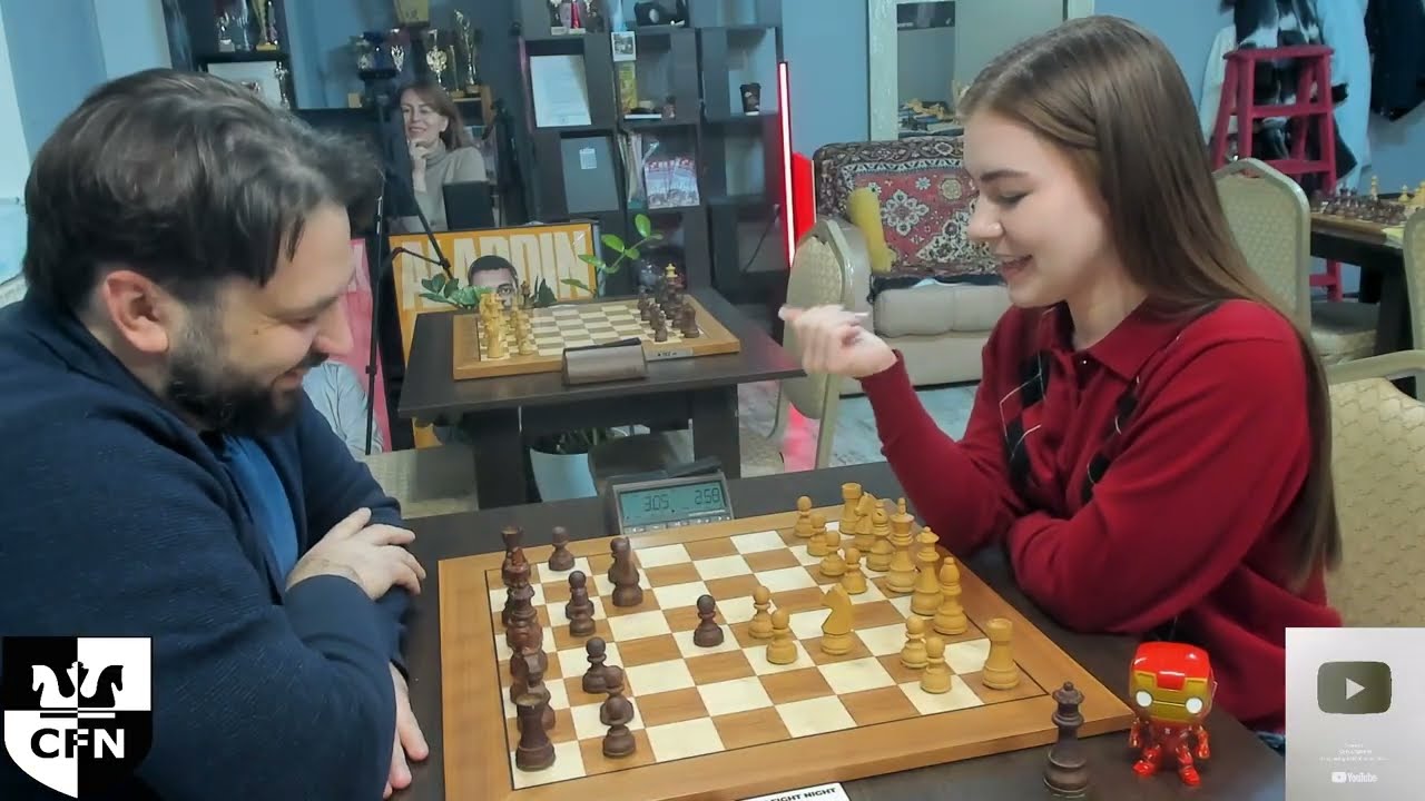 Grunfeld Defense! Black Jack (3000) VS Fatality (3100). Chess Fight Night. Blitz
