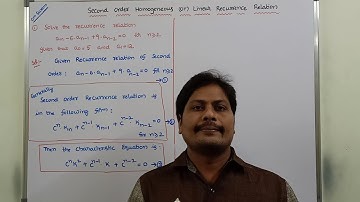 EXAMPLE - 2: SOLVING  SECOND ORDER RECURRENCE RELATIONS | SECOND ORDER RECURRENCE RELATION |