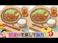 【間違い探し】生姜焼きのイラストで間違いを探して観察力UP🧠✨脳トレ合宿のチャレンジ問題👀✨