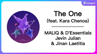 Lirik The One - MALIQ \u0026 D'Essentials Jevin Julian \u0026 Jinan Laetitia | #lirikografi