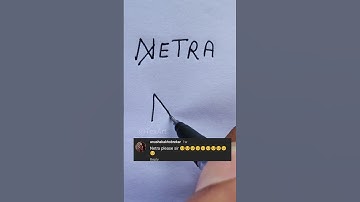 ❤‍🔥😍Netra Name Logo "Comment Your Name" #netra #art #logo #viral #shorts #trending#youtubeshorts