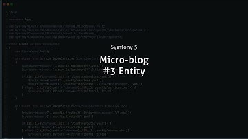 Micro-blog en Symfony #3 - Entity
