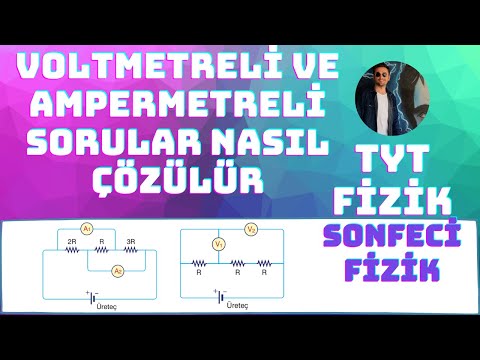 10. Sınıf Fizik (TYT) | Voltmetre ve Ampermetreli Sorular Nasıl Çözülür? (Soru Çözümü)